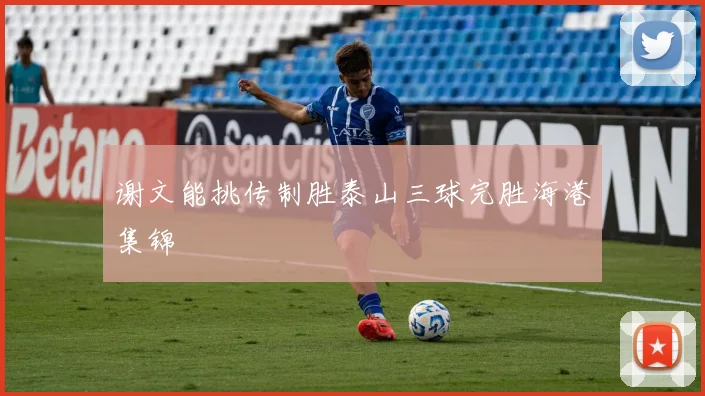 谢文能挑传制胜泰山三球完胜海港集锦
